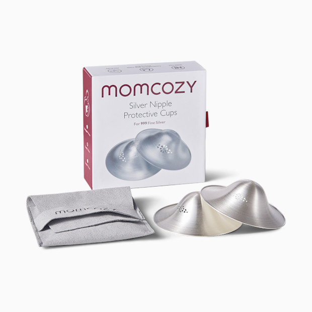 Momcozy Silver Nipple Shield - Regular.