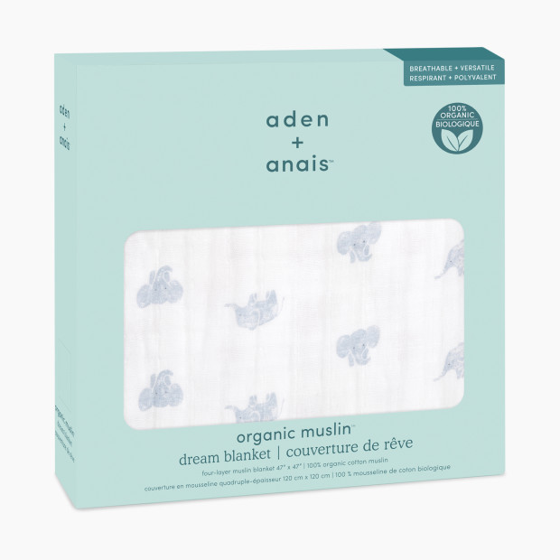 Aden + Anais Organic Muslin Dream Blanket - Animal Kingdom.