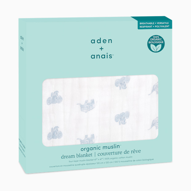 Aden + Anais Organic Muslin Dream Blanket.