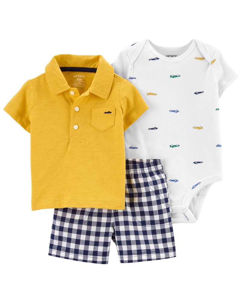 3-Piece Polo Little Short Set - $20.00.