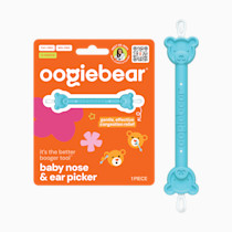 oogiebear Baby Nose Cleaner & Ear Wax Removal Tool - Safe Booger & Earwax Removal for Newborns, Infants, Toddlers - Dual-Ended - Essential Baby Stuff