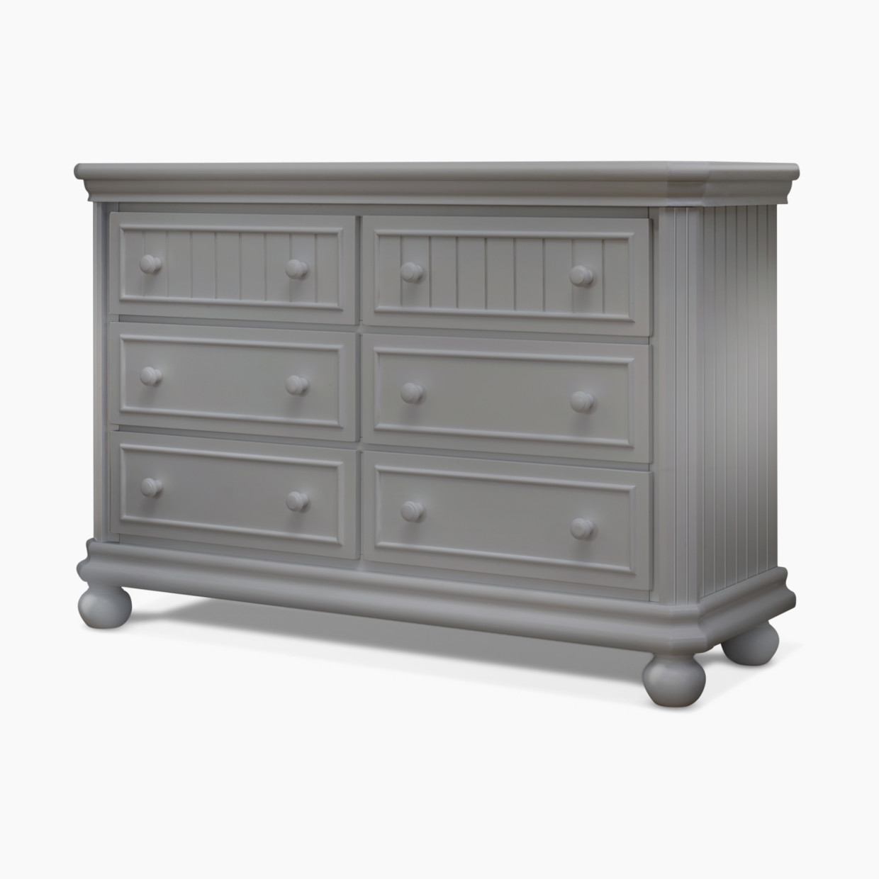Sorelle Finley 6 Drawer Double Dresser - Weathered Gray.