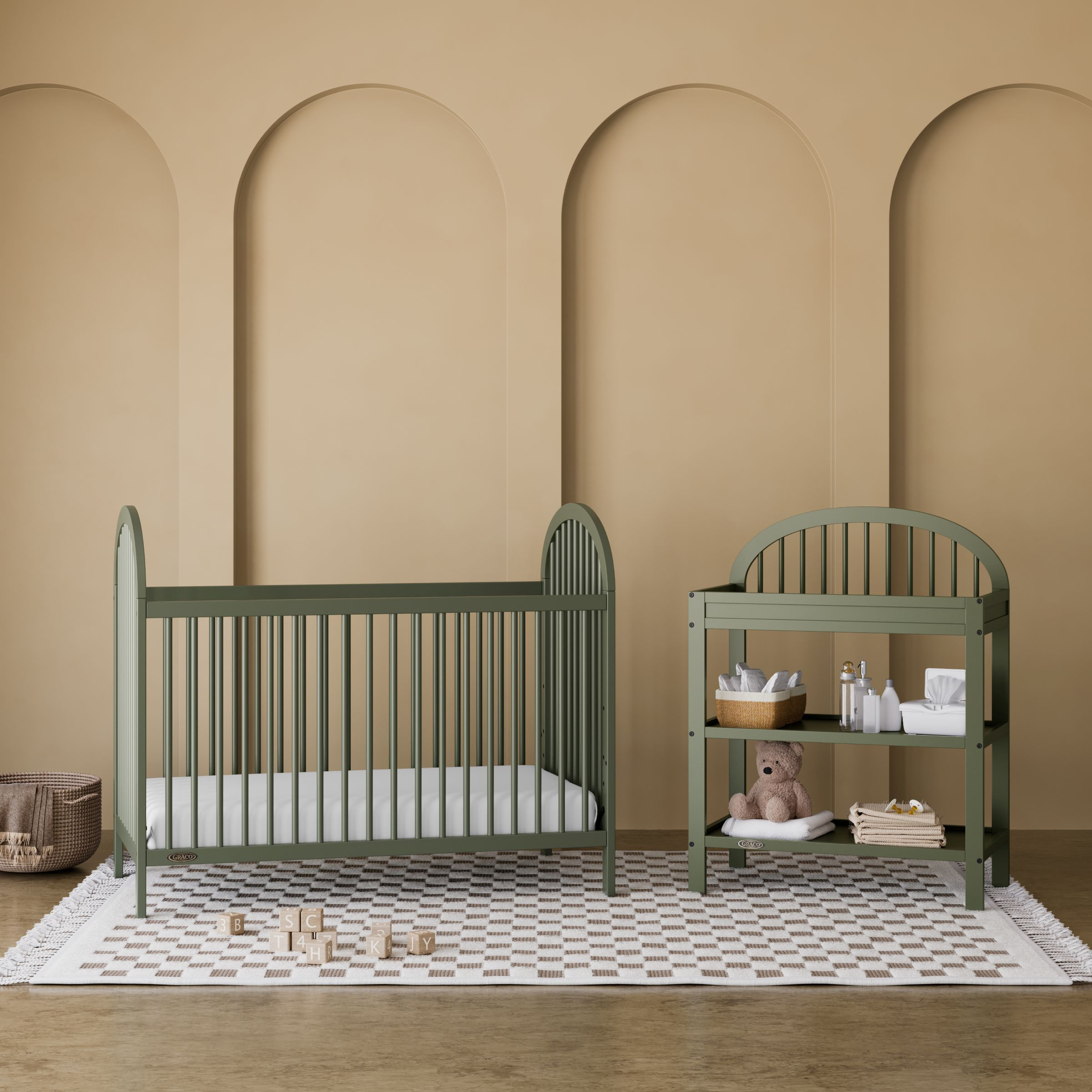Graco Olivia Changing Table - Olive.