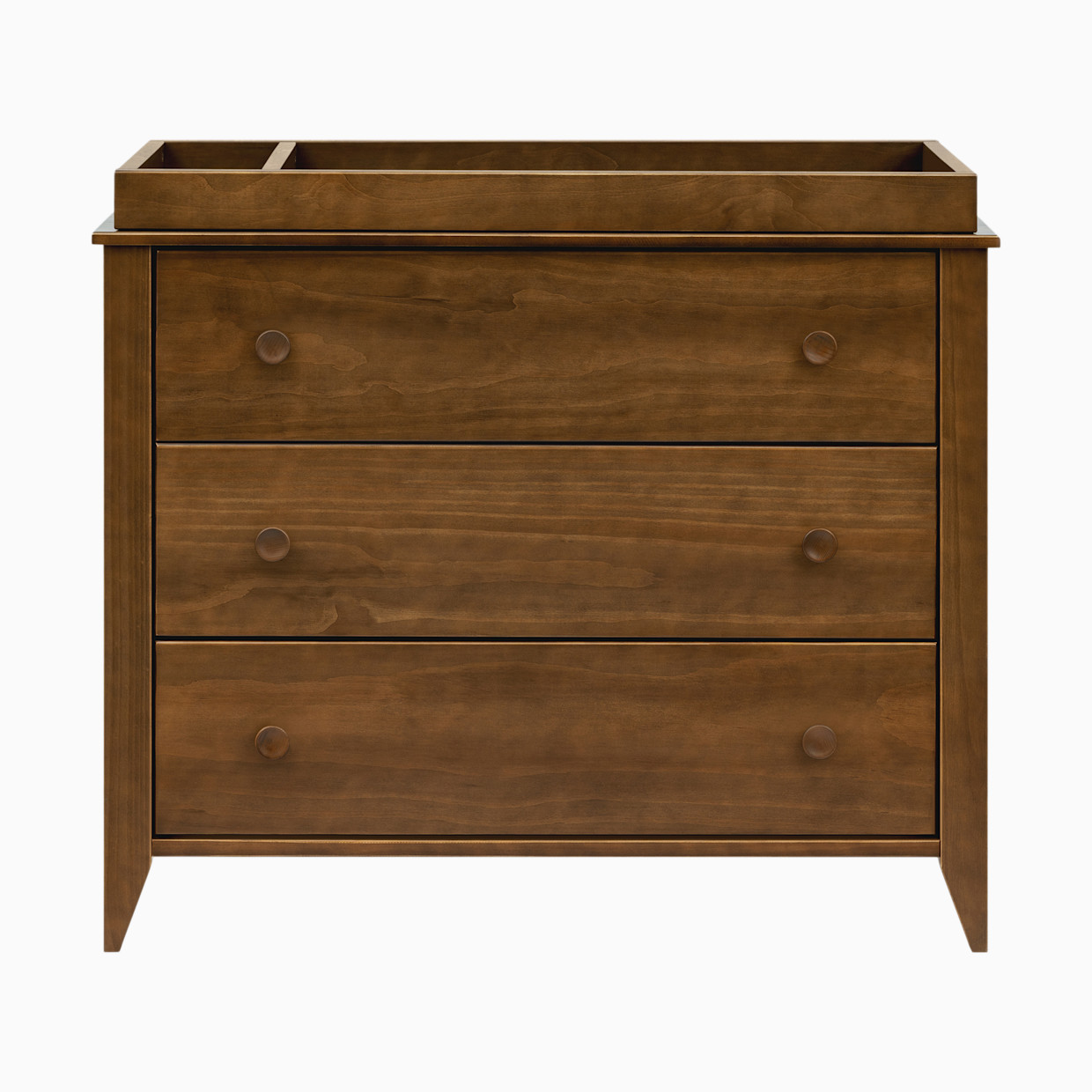 babyletto Sprout 3-Drawer Changer Dresser - Natural Walnut.