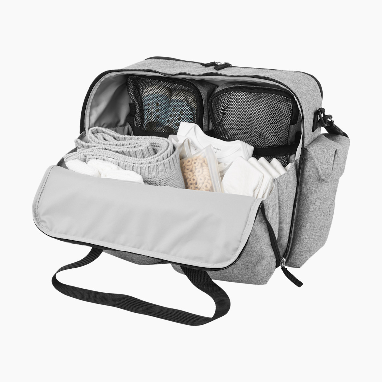 Skip Hop Duo Weekender - Grey Melange.