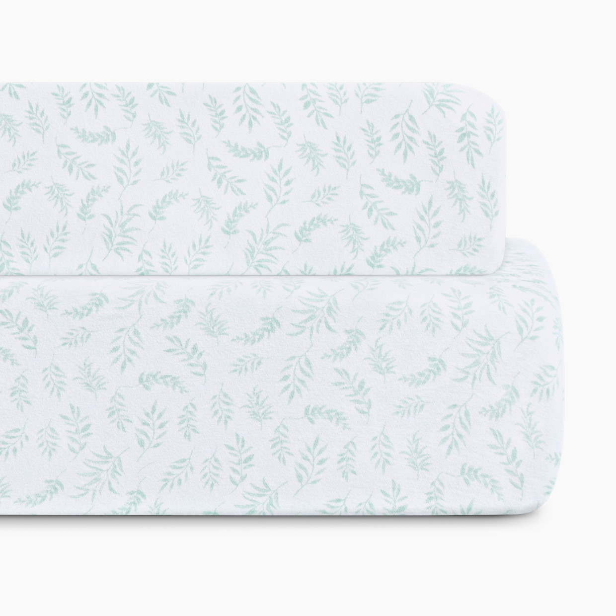 Bellini Organic Jersey Cotton Crib Sheet and Changing Pad Cover Set Sage Babylist Shop