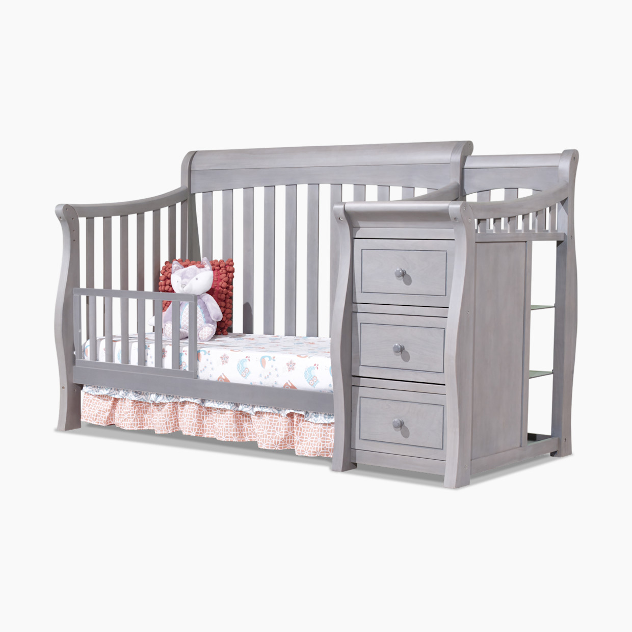 Sorelle Princeton Elite Crib & Changer - Weathered Gray.