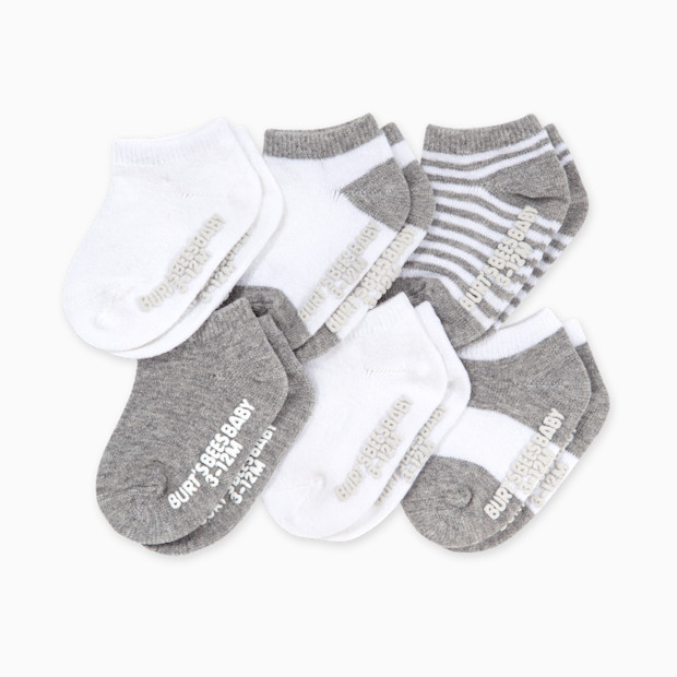 Burt's Bees Baby Ankle Socks (6 Pack).