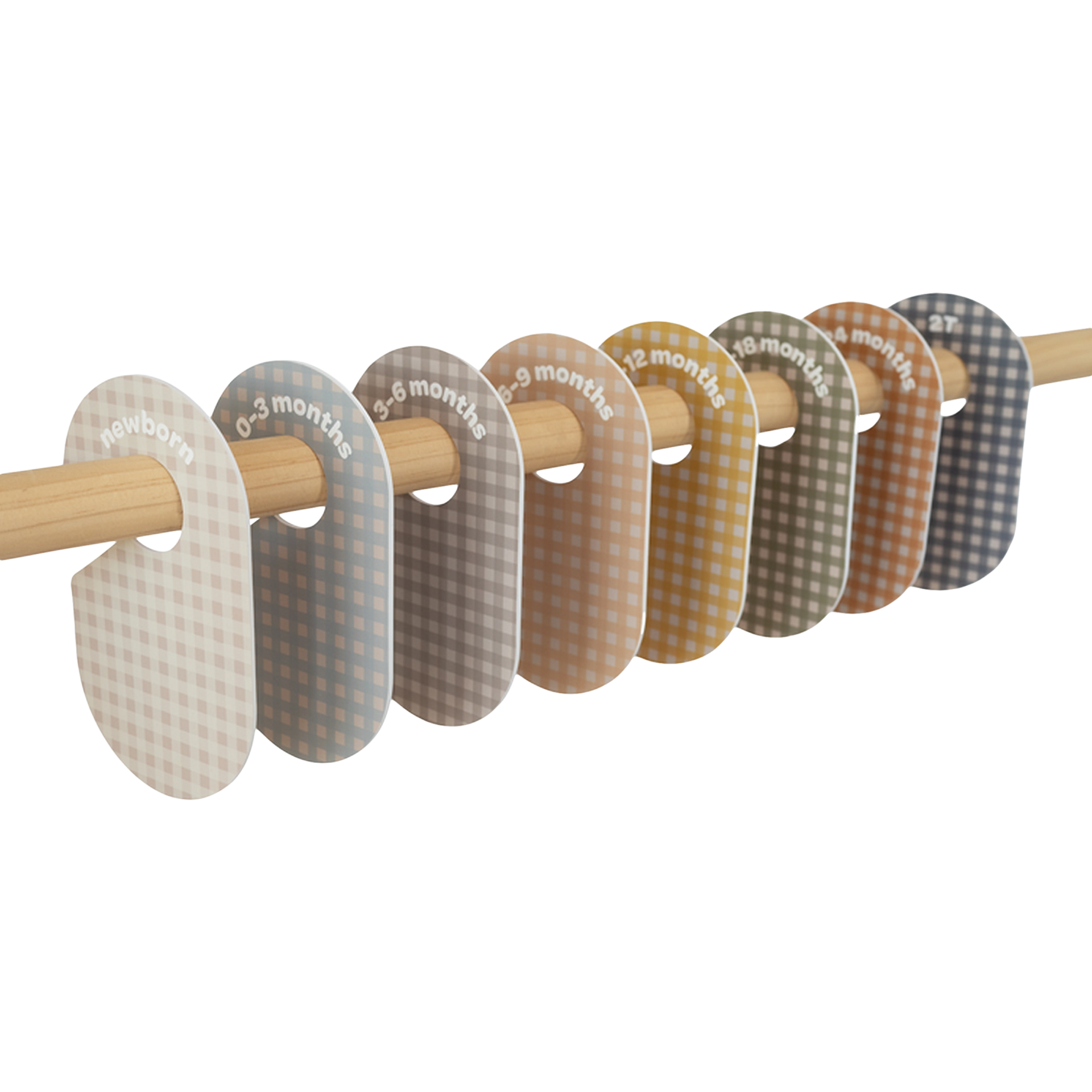 3 Sprouts Closet Dividers - Gingham.