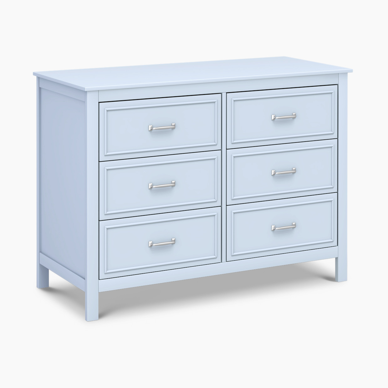daVinci Charlie 6-Drawer Double Dresser - Powder Blue.