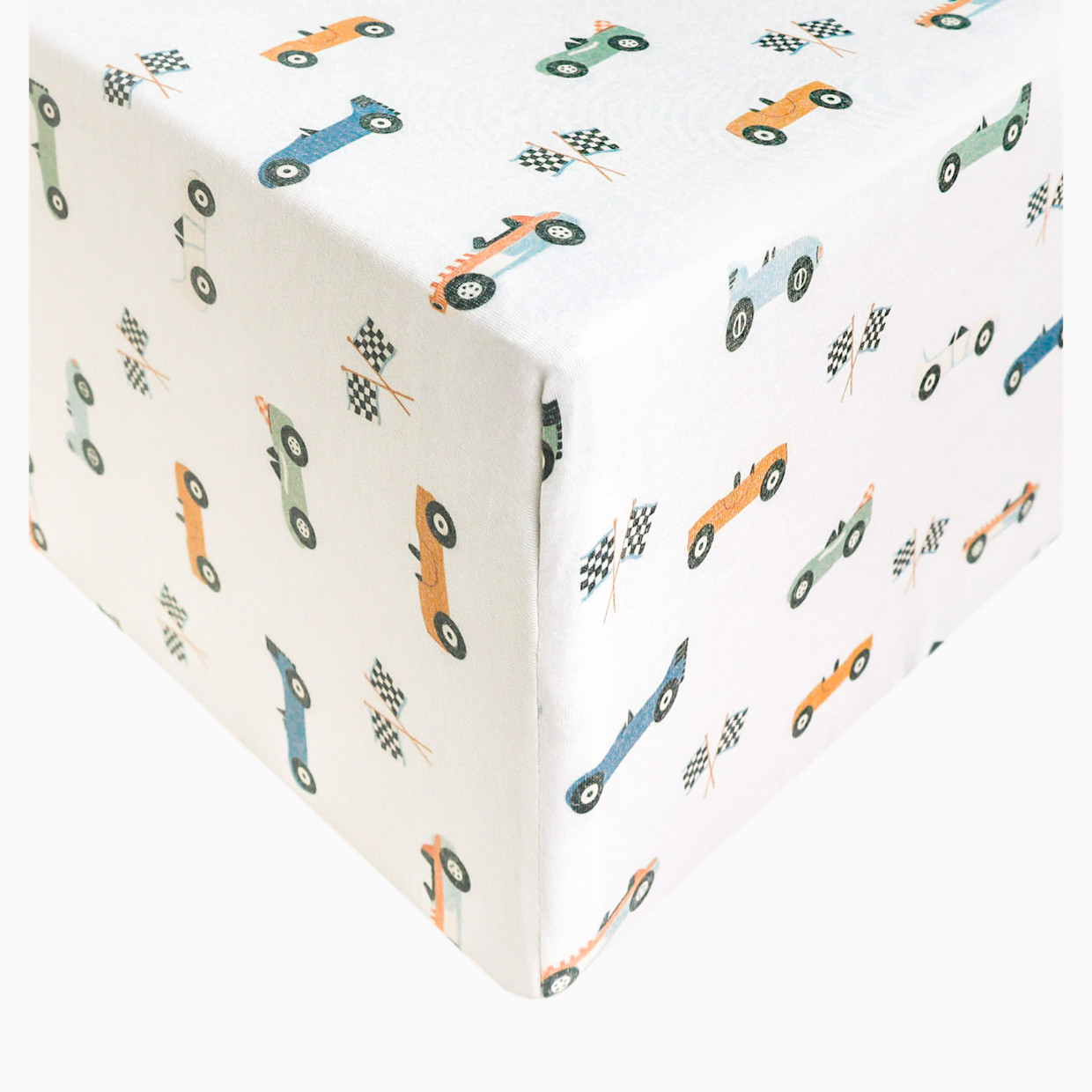 Copper Pearl Printed Premium Crib Sheet - Speedster.