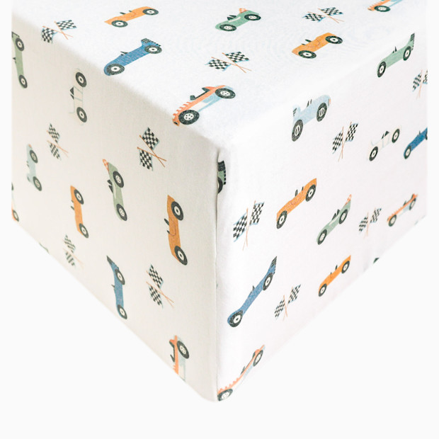 Copper Pearl Printed Premium Crib Sheet.