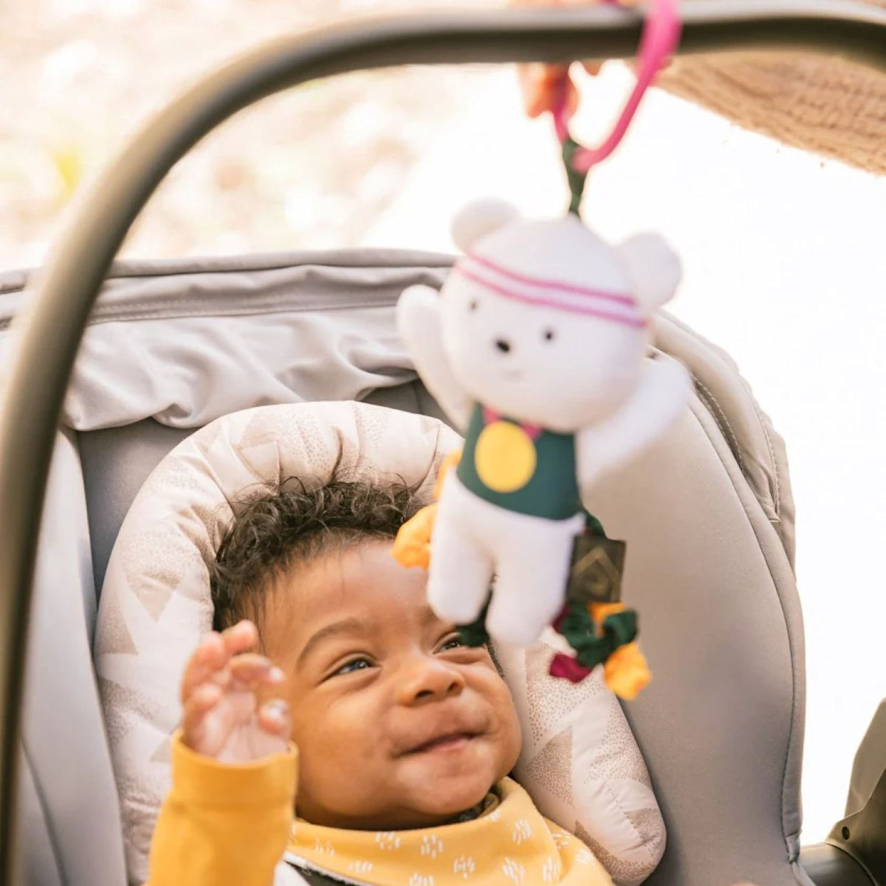 GoldBug x Allyson Felix Attachable Toy Doll - Bear.