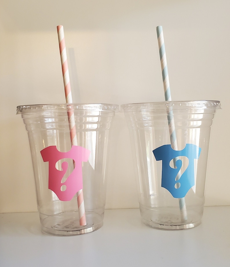 PartySupplyCreation Gender Reveal Onesie Cups.