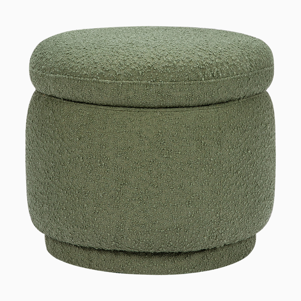 babyletto Enoki Storage Ottoman - Olive Boucle.