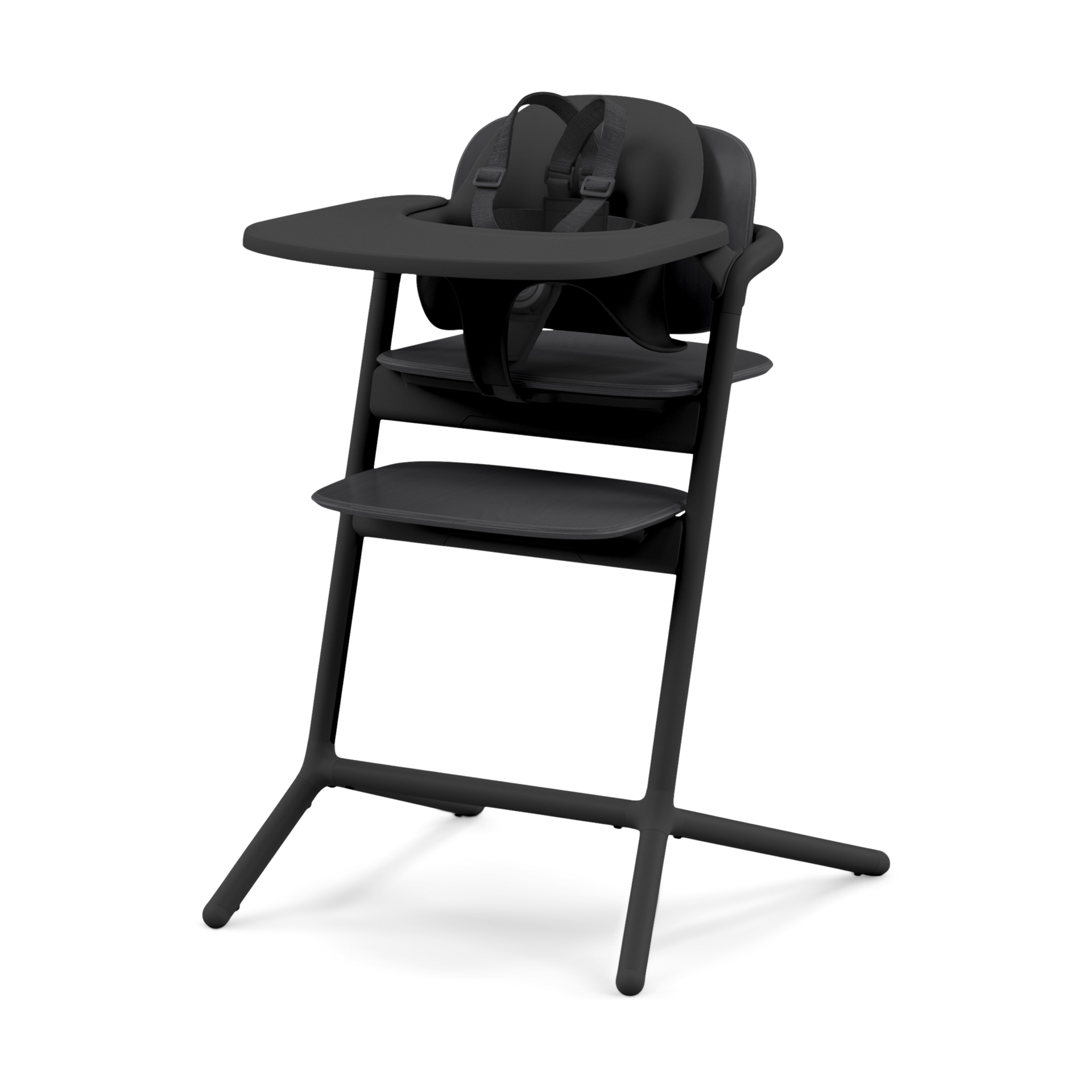 Cybex LEMO 2 High Chair 3-in-1 Set - Stunning Black.