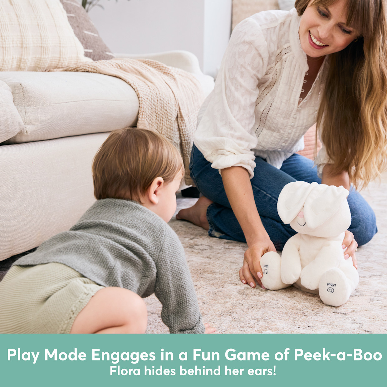 Gund Animated Plush - Flora The Bunny.