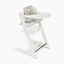 Stokke Tripp Trapp High Chair Complete - Natural/Nordic Cushion/White Tray