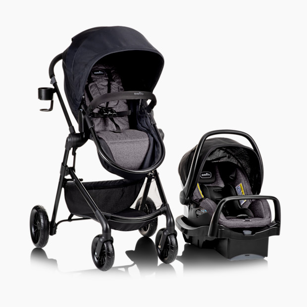 Evenflo Pivot Modular Travel System with LiteMax Infant Car Seat.