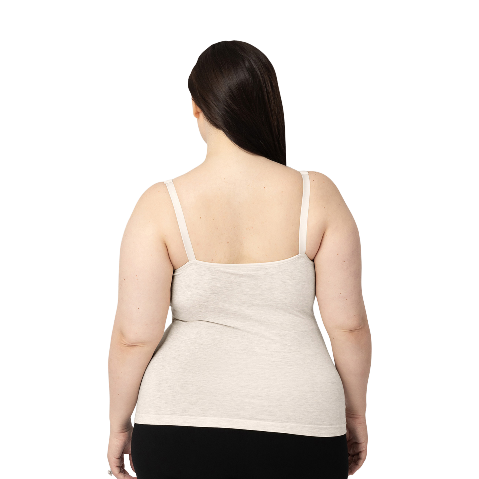 Kindred Bravely Sublime Bamboo Maternity & Nursing Cami - Oatmeal Heather, Medium.