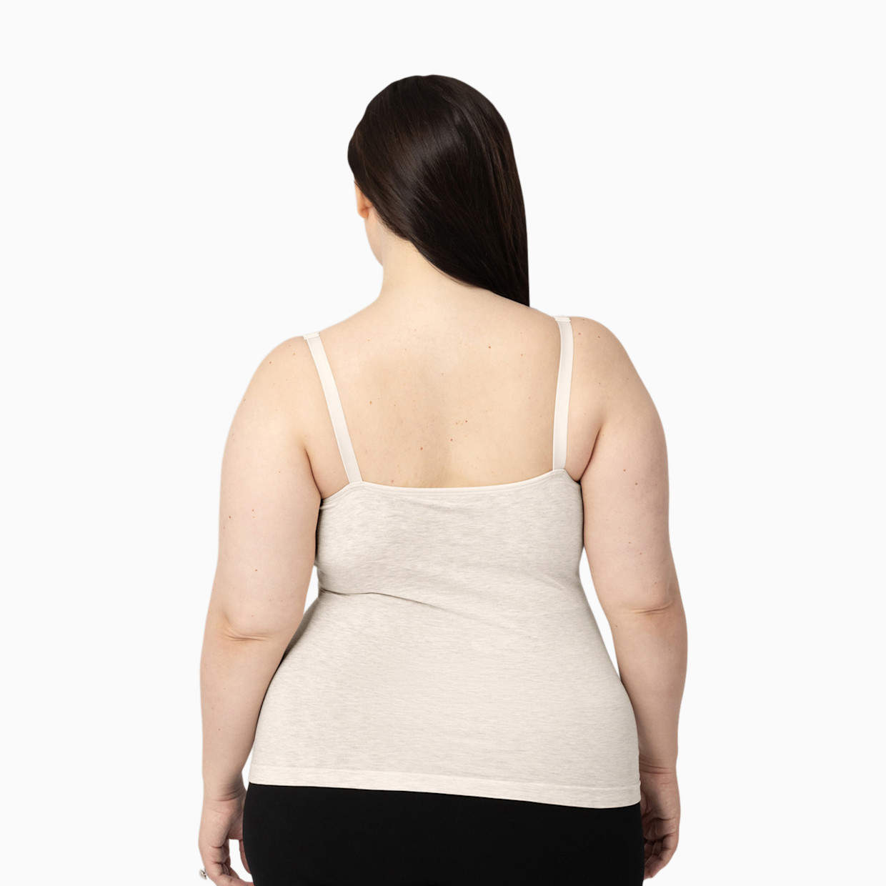 Kindred Bravely Sublime Bamboo Maternity & Nursing Cami - Oatmeal Heather, Large.
