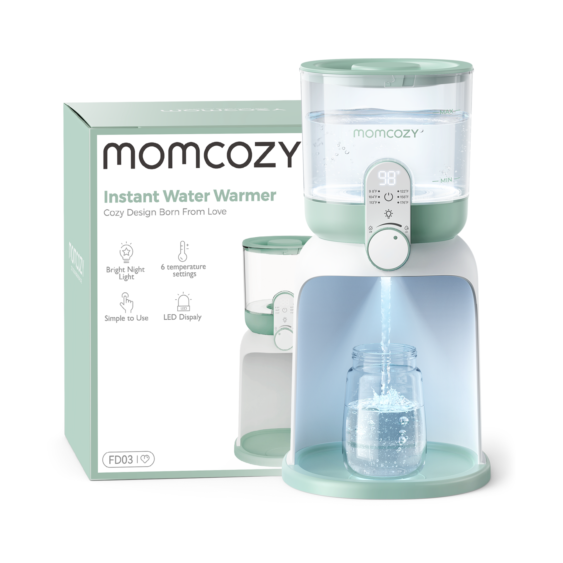 Momcozy Instant Water Warmer for Formula.
