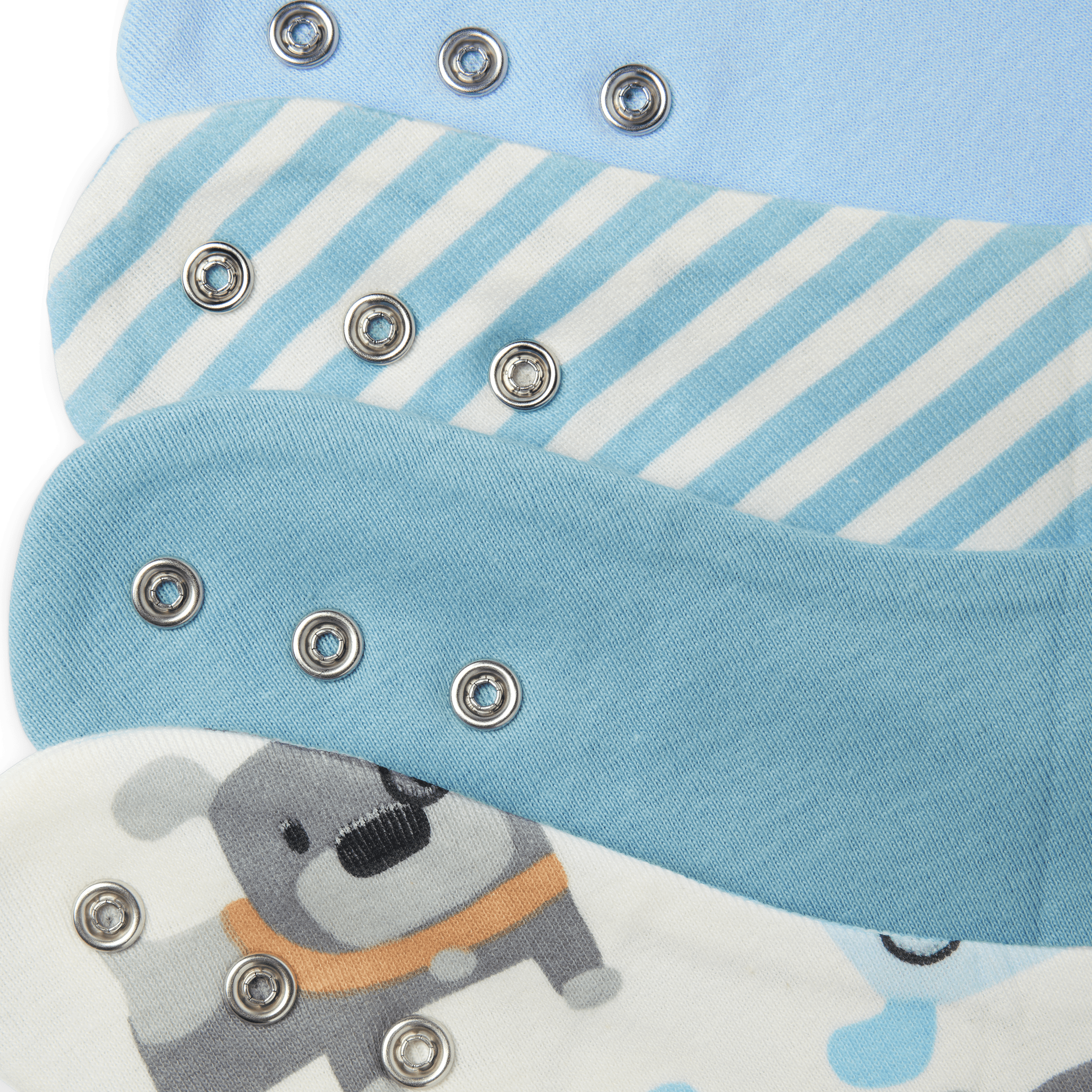 Small Story Solid Bandana Bib 4 Pack - Dapper Dogs.