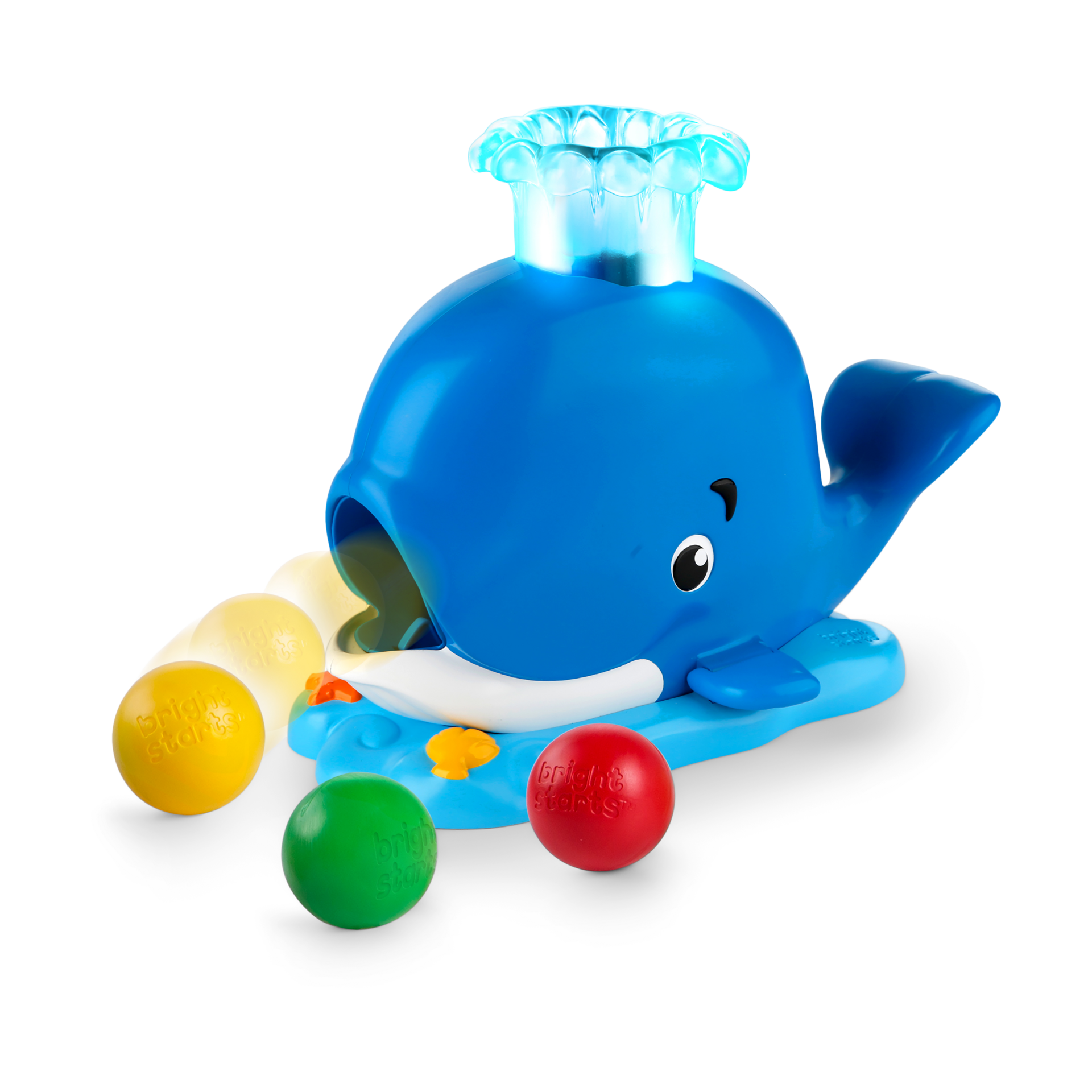 Bright Starts Silly Spout Whale Ball Popper Baby Activity Toy.