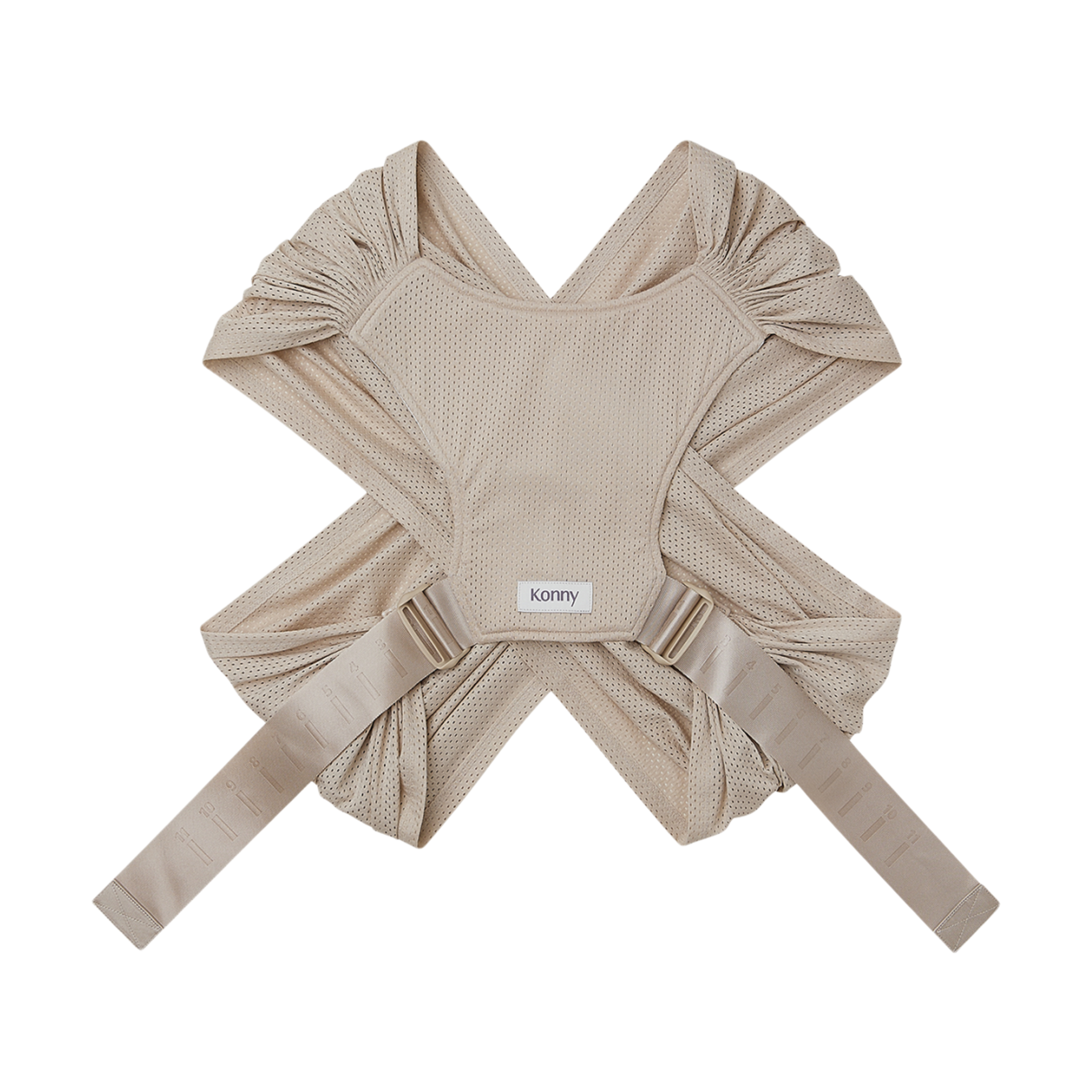 Konny Baby Wrap Carrier Flex Airmesh - Beige, Xs-Xl.