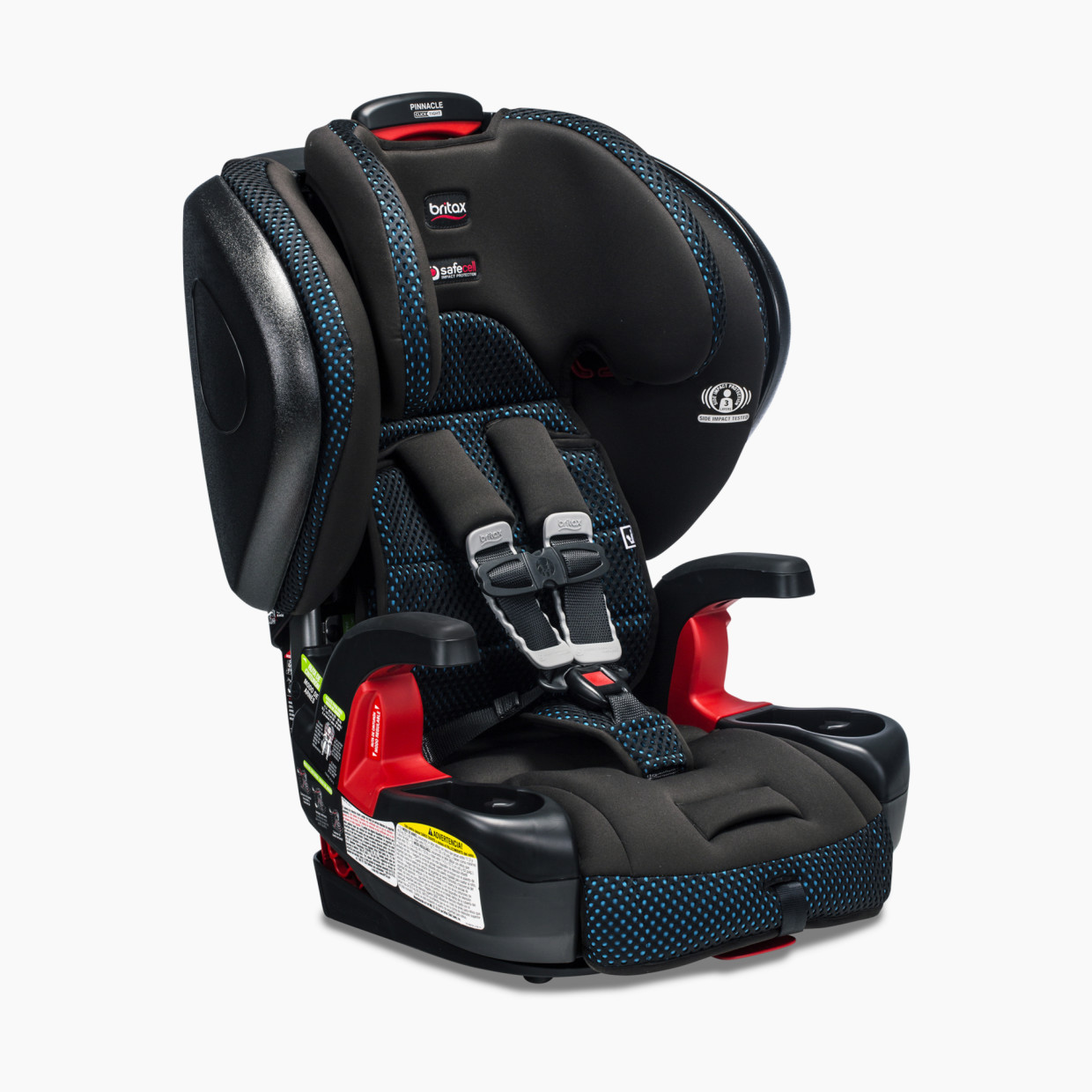 Britax Pinnacle ClickTight Harness-2-Booster Cool Flow Car Seat - Cool Flow Teal.