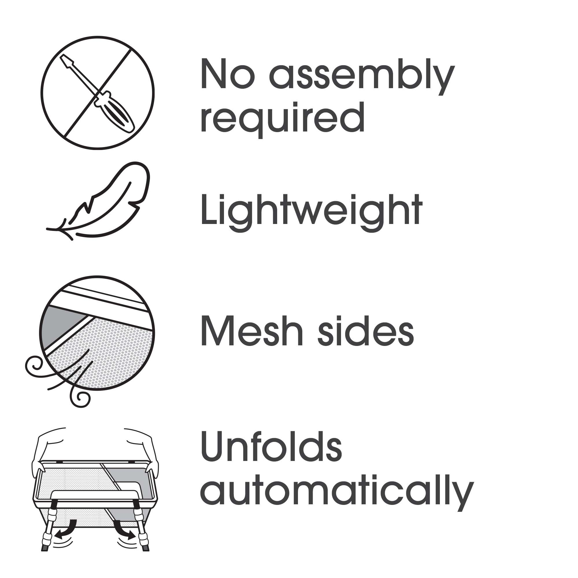 Boppy Bassinet - Gray Pick-Up Sticks.