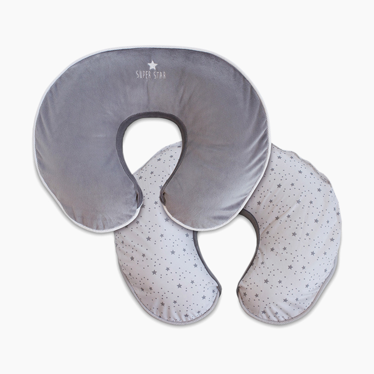 Boppy Premium Nursing Support Pillow Cover - Superstar Grey.