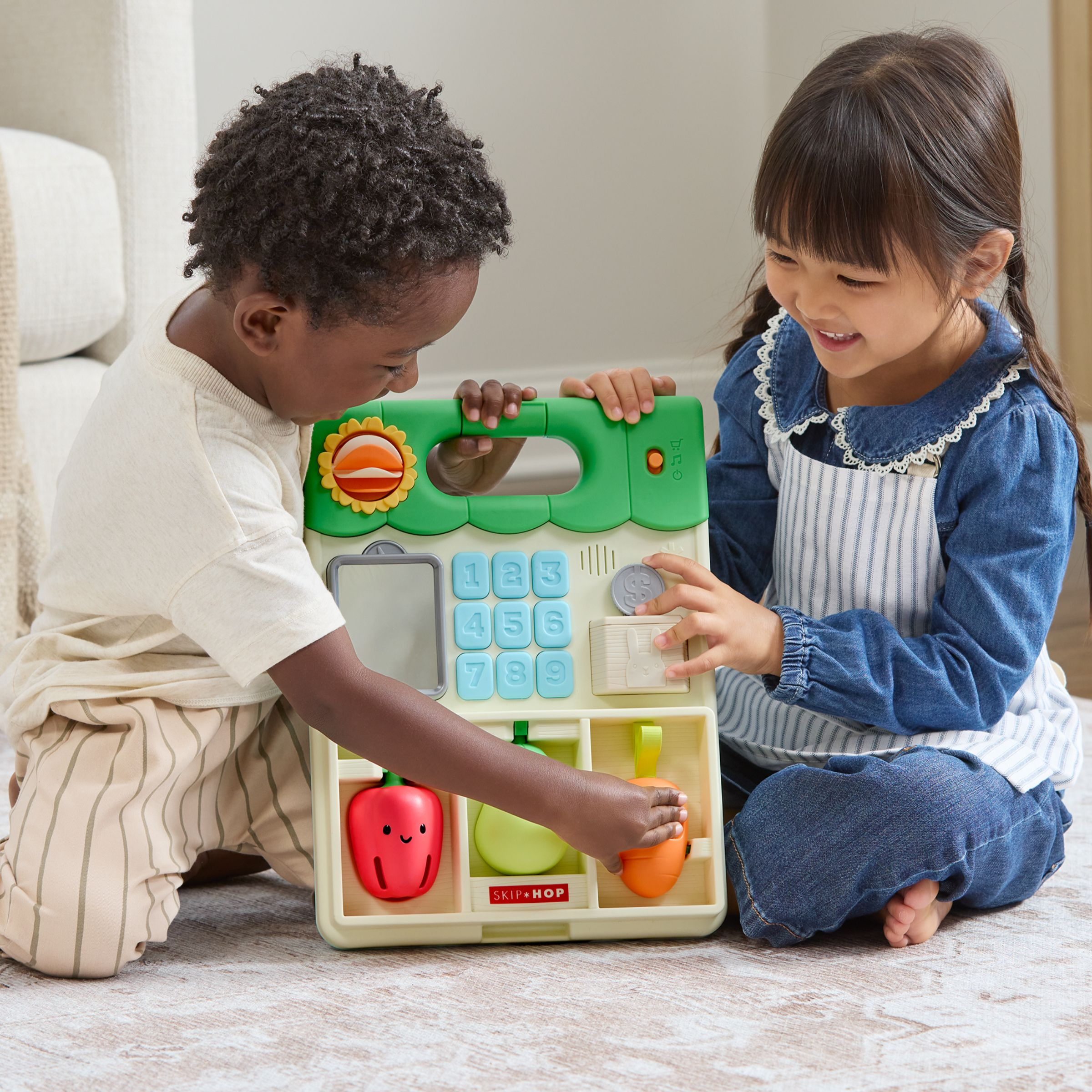 Skip Hop Farmstand 5-in-1 Grow Along Activity Walker Baby Toy.
