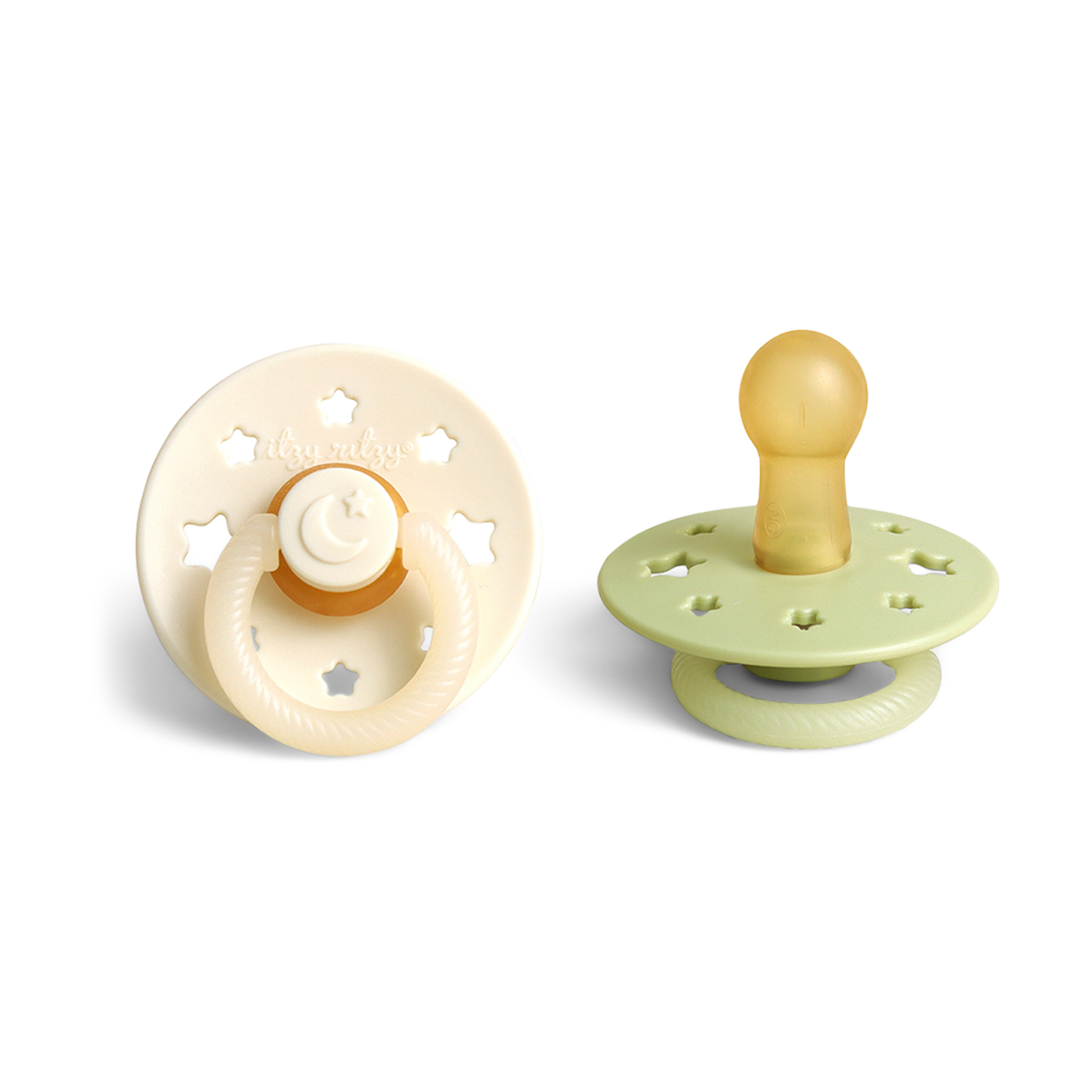 Itzy Ritzy Itzy Soother Glow in the Dark Natural Rubber Pacifier.