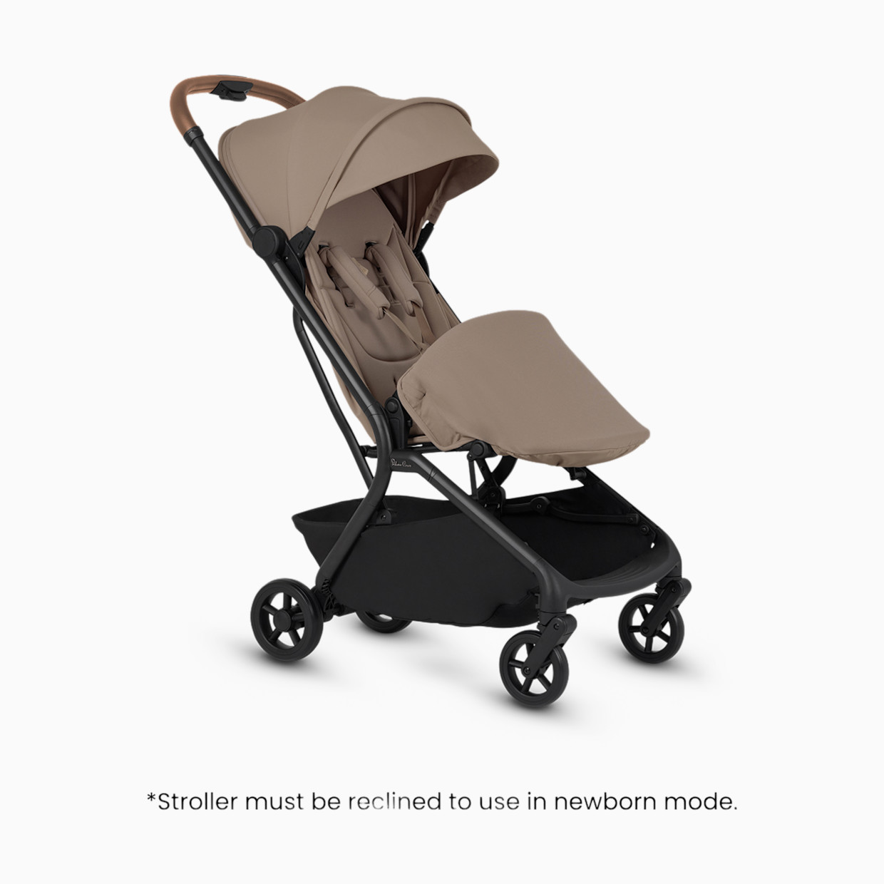 Silver Cross Nia Compact Travel Stroller - Champagne.