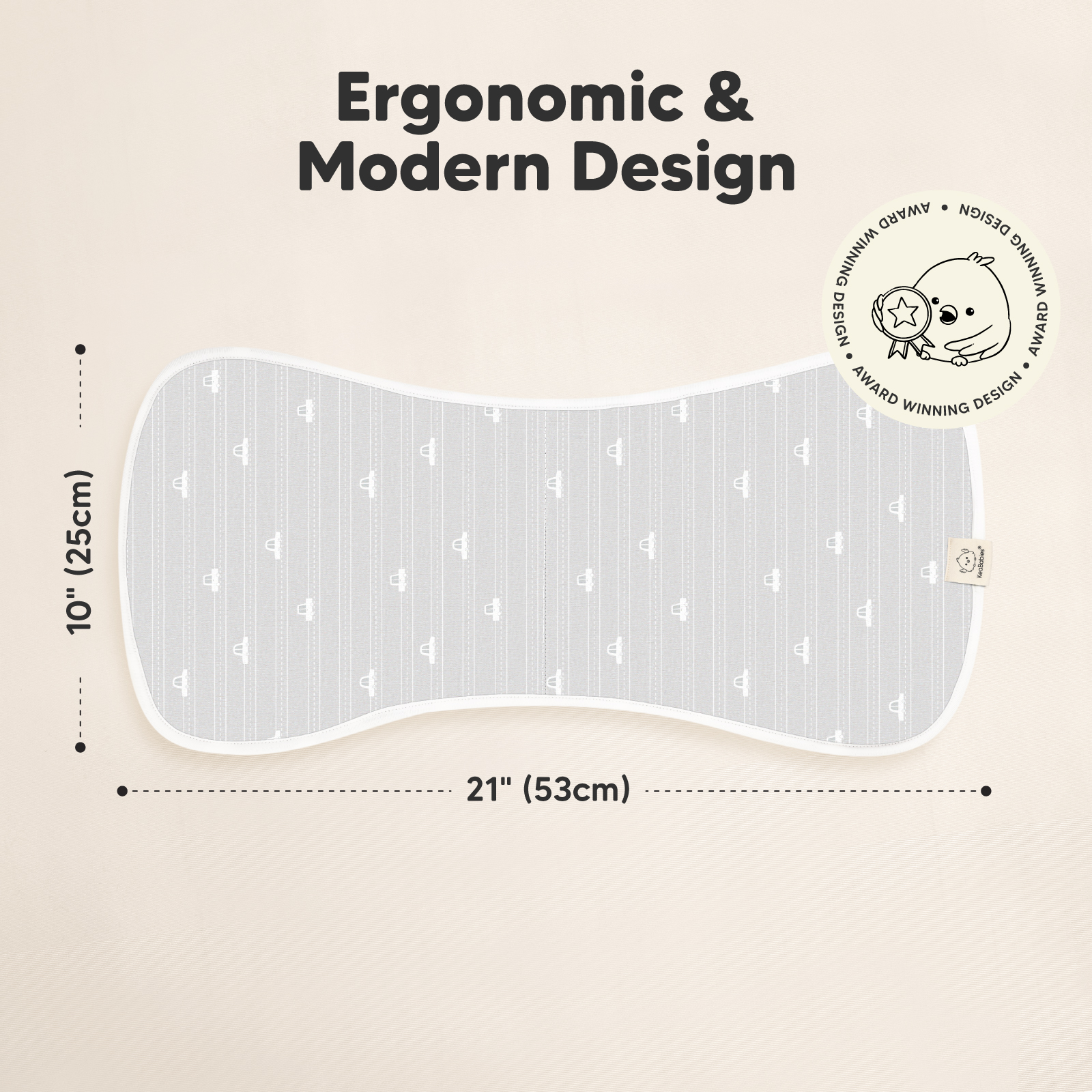 KeaBabies Urban Organic Burp Cloths (5 Pack) Vessels Babylist Shop