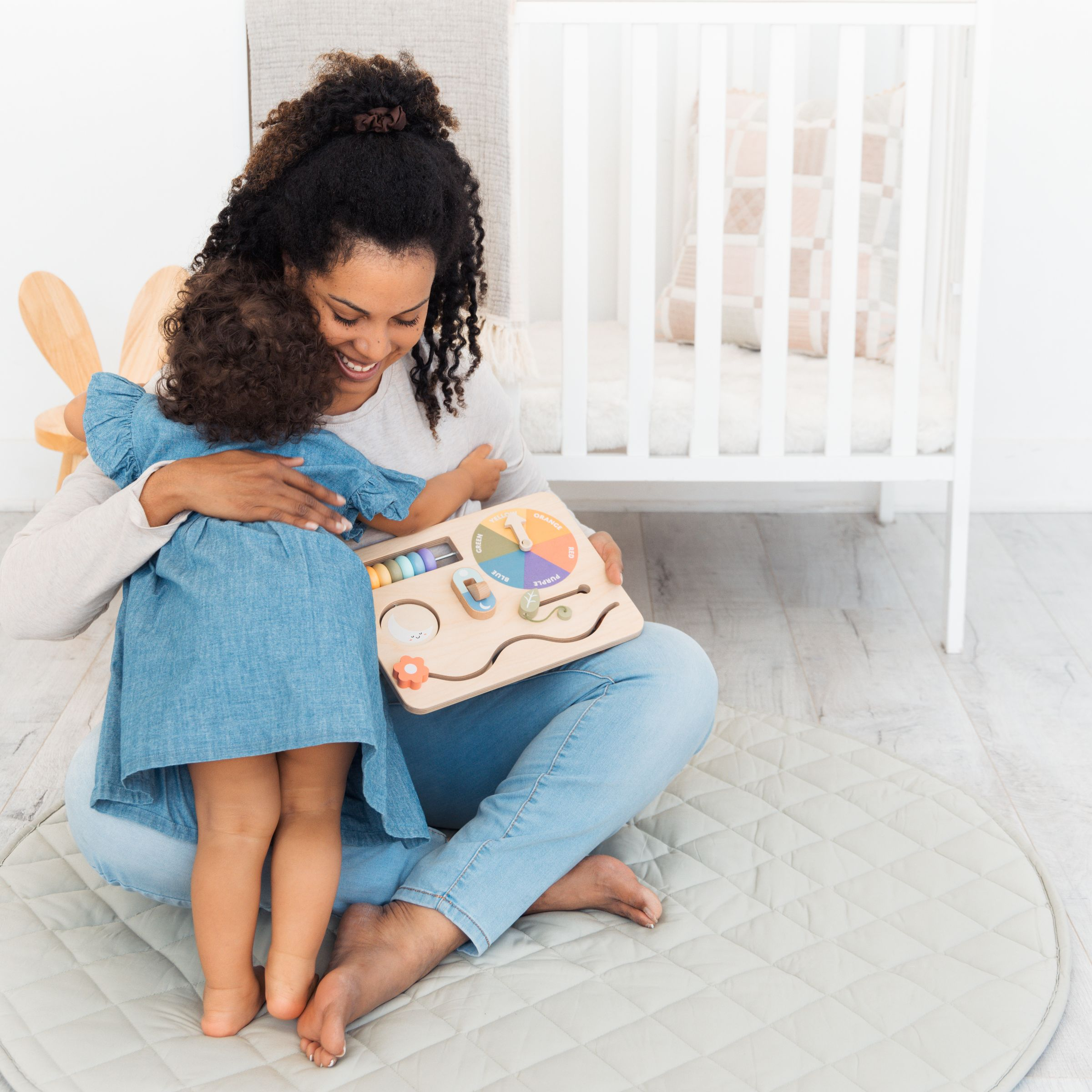 Pearhead Wooden Busy Board.