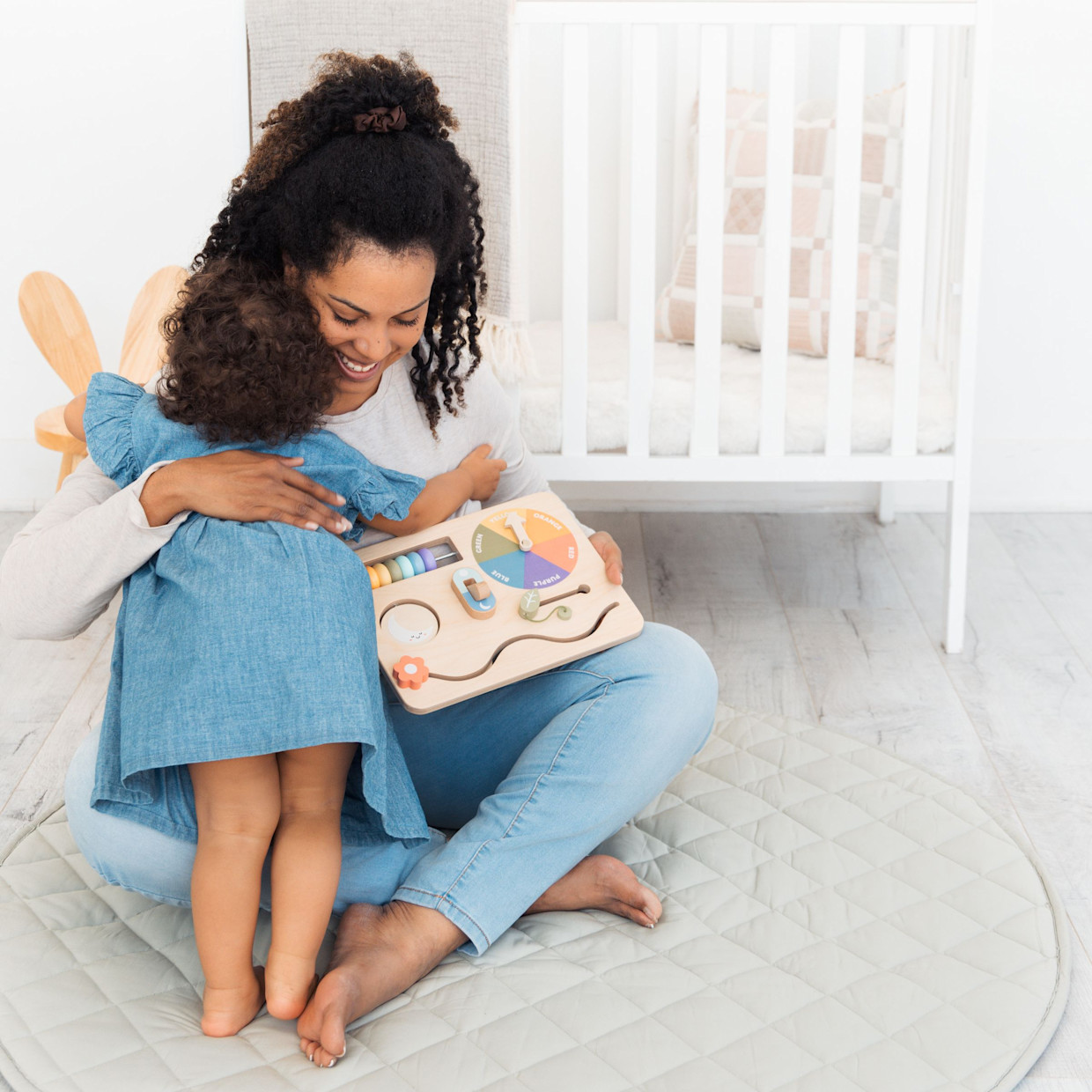 Pearhead Wooden Busy Board.