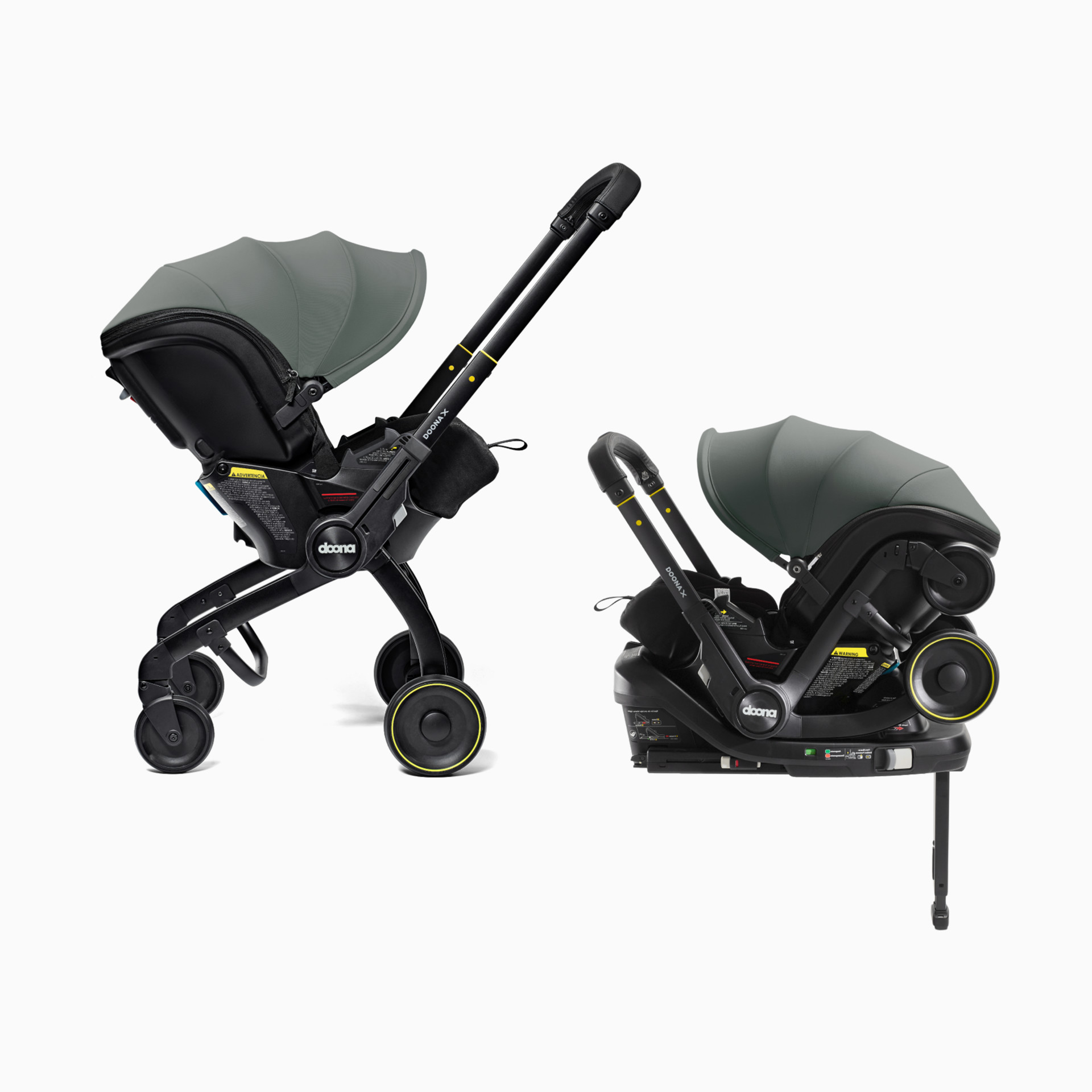 Doona Doona X Infant Car Seat & Stroller - Slate Green | Babylist Shop