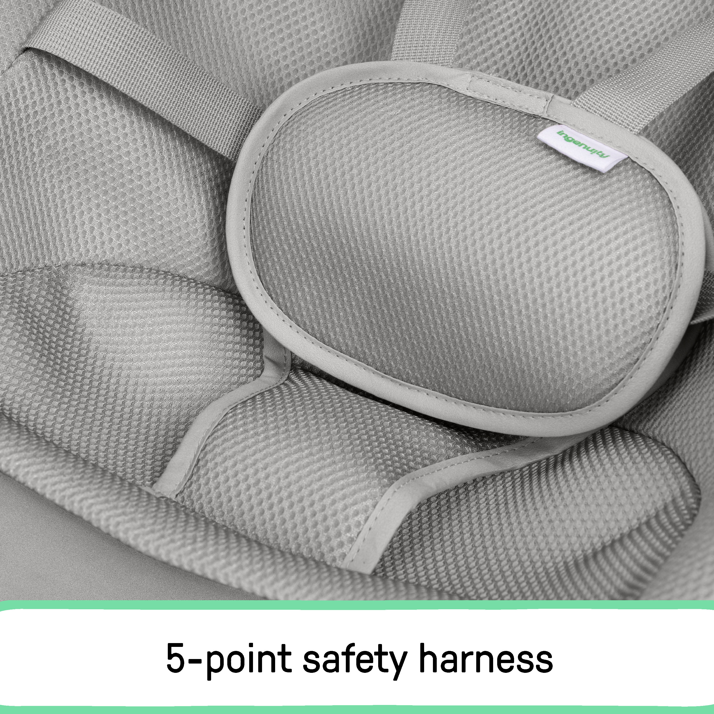 Ingenuity Nestle Vibrating Rocker - Gray.