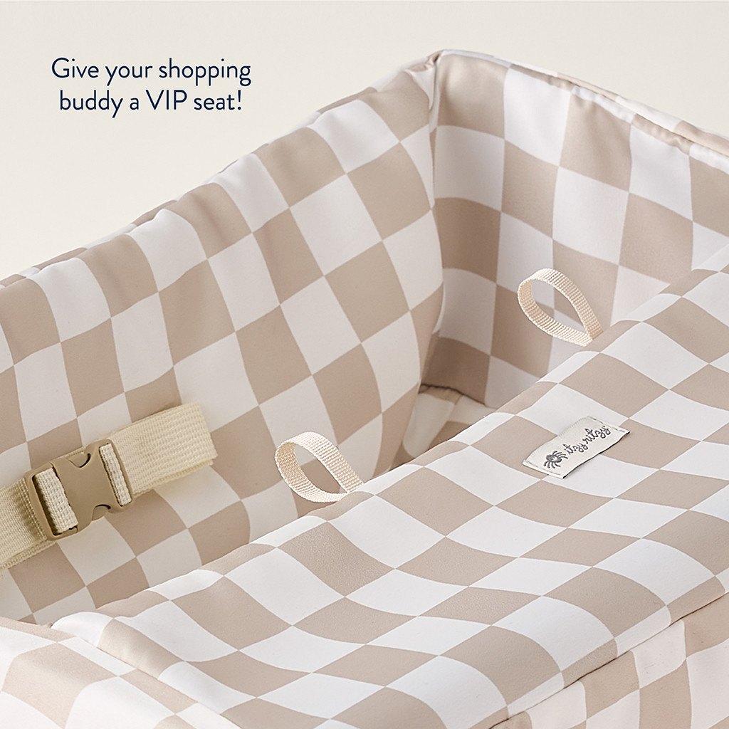 Itzy Ritzy Itzy Shopping Cart Cover - Beige.