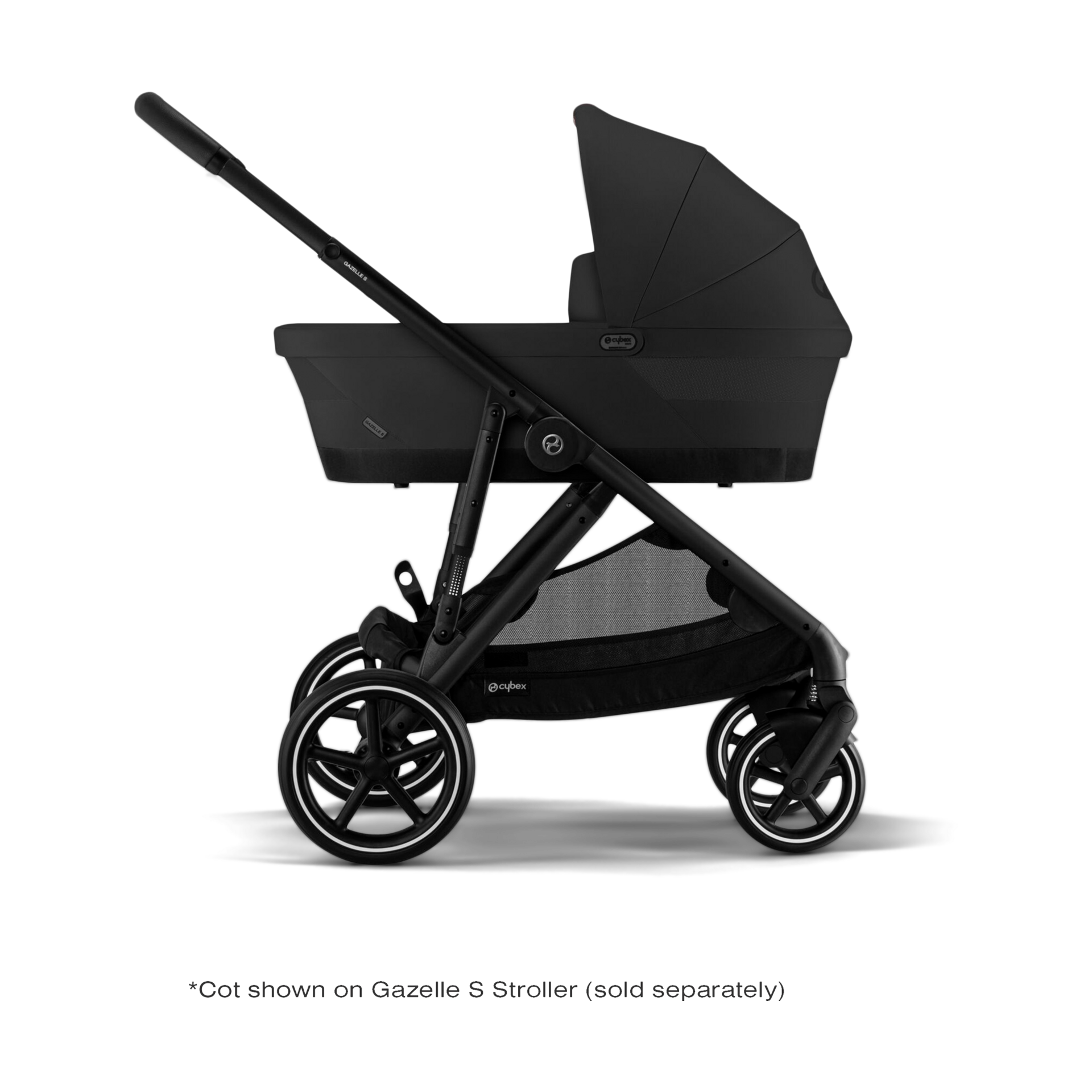 Cybex eGazelle/Gazelle S Cot - Moon Black.