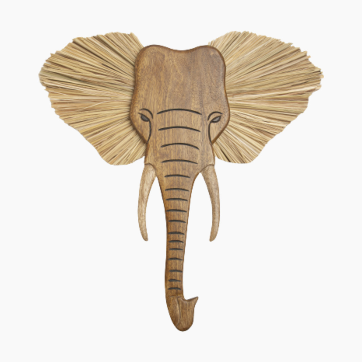 Crane Baby Handcrafted Wood Wall Decor - Elephant.