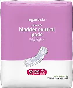  Amazon Basics Incontinence Bladder Control & Postpartum Pads - 39 count