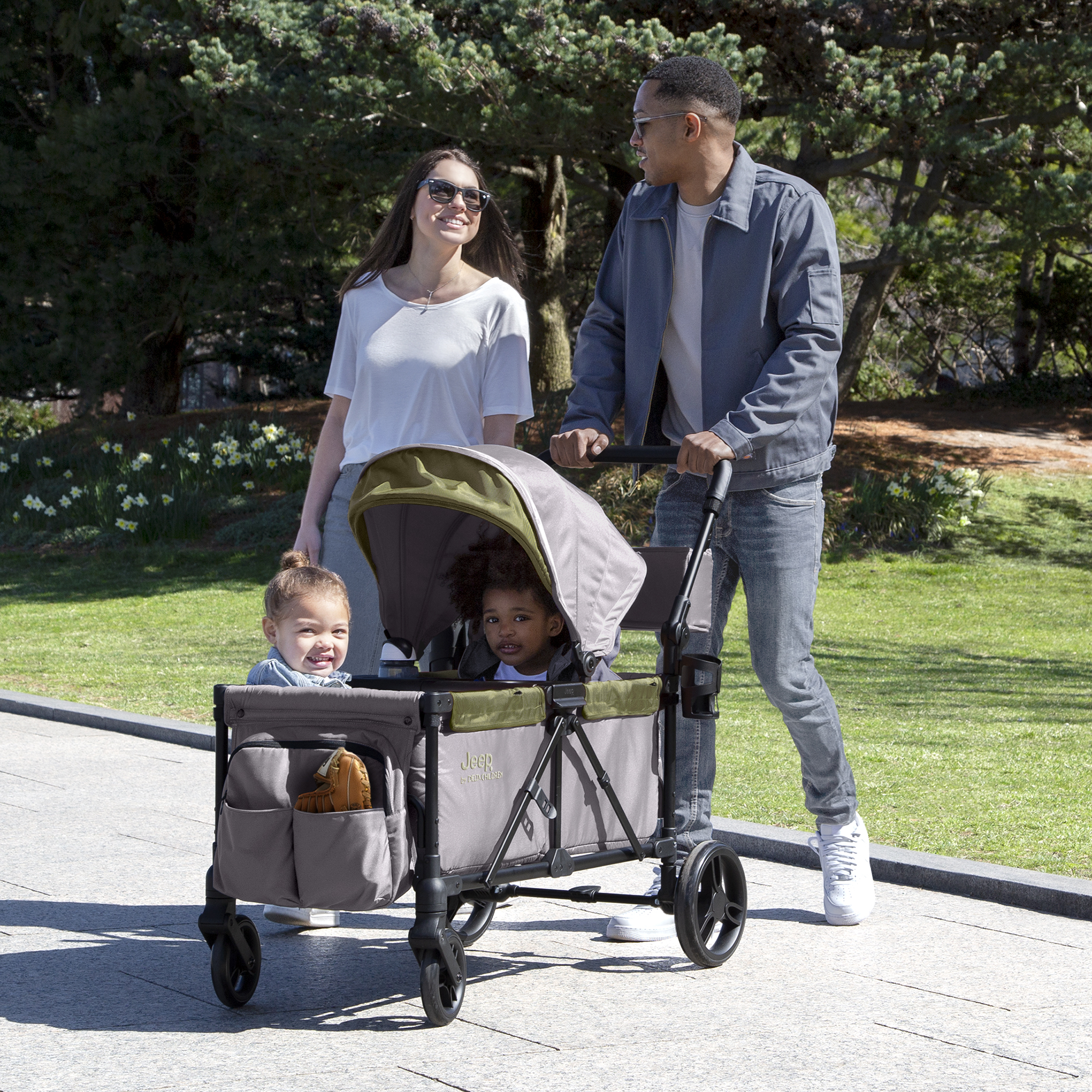 Delta Children Jeep Sport All-Terrain Stroller Wagon.
