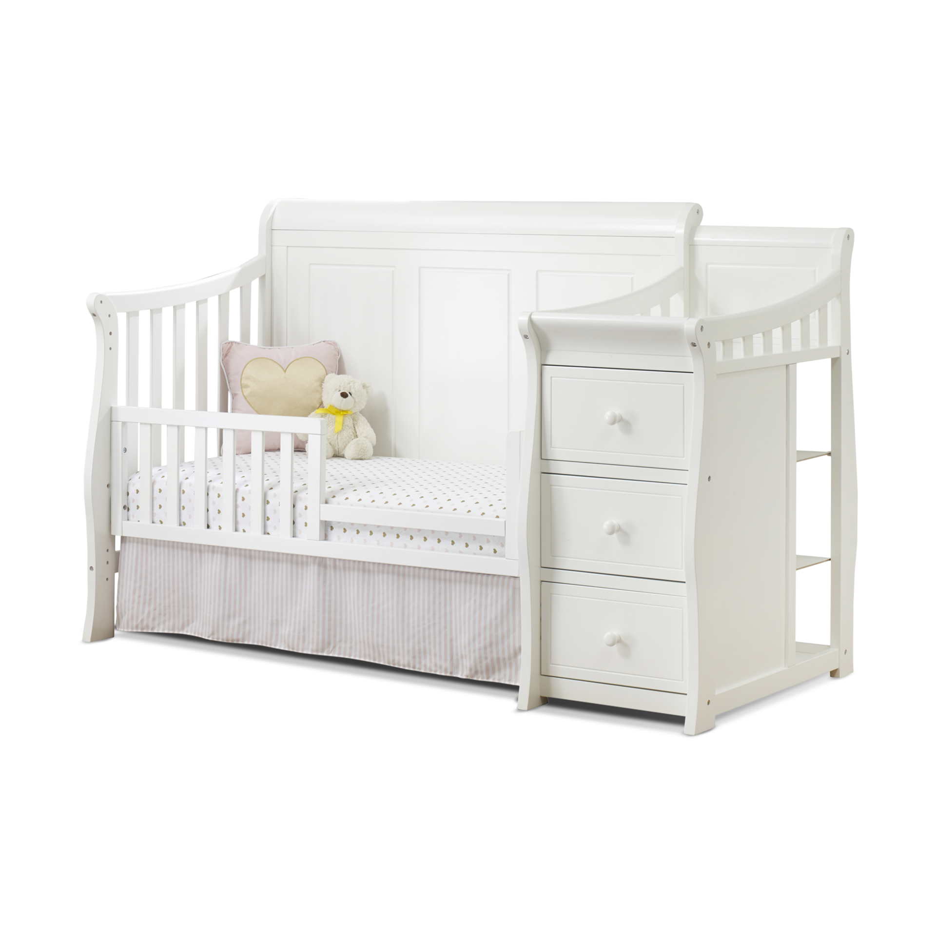 Sorelle Princeton Elite Panel Crib & Changer - White.