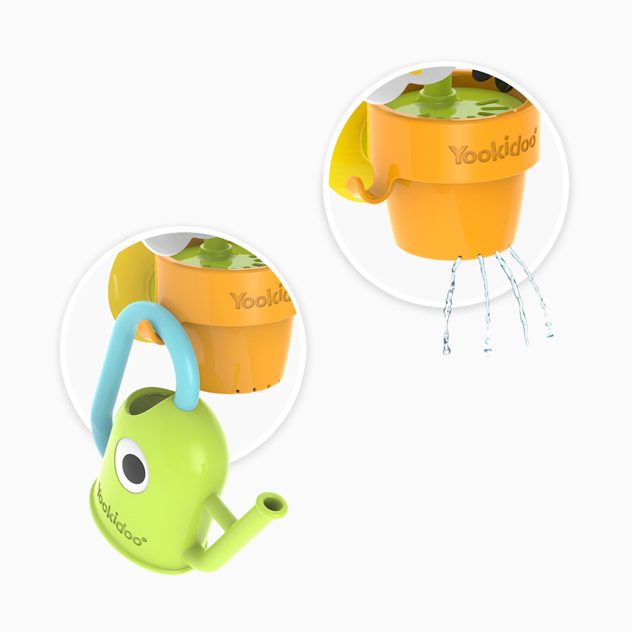 Yookidoo Pour 'N' Spin Tipping Bird Bath Toy.