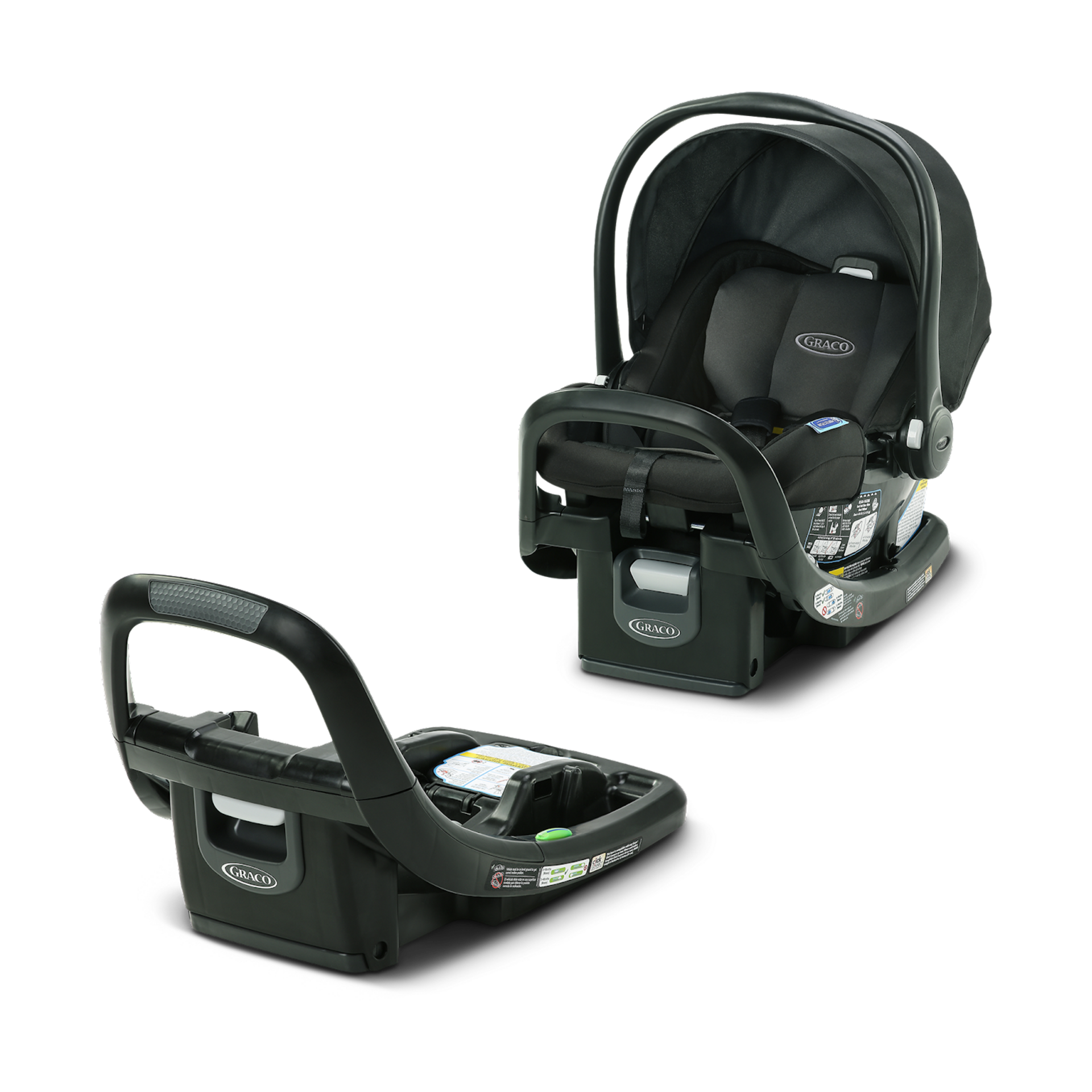 Graco SnugRide SnugFit 35 Infant Car Seat & Extra Base Bundle.