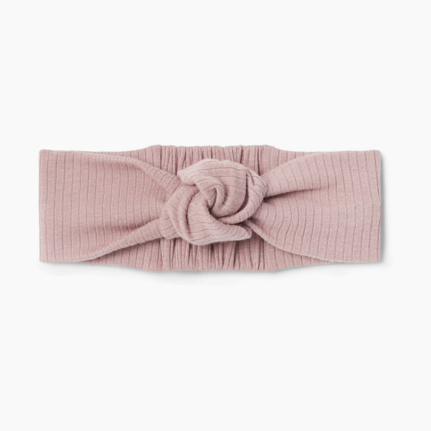 MORI Ribbed Headband - Rose, One Size.
