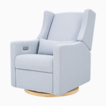 Thumbnail of Performance Blue Chambray Eco-Twill With Light Wood Base
